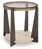 Signature Design by Ashley® Frazwa - Multi - Round End Table | Meri Furniture