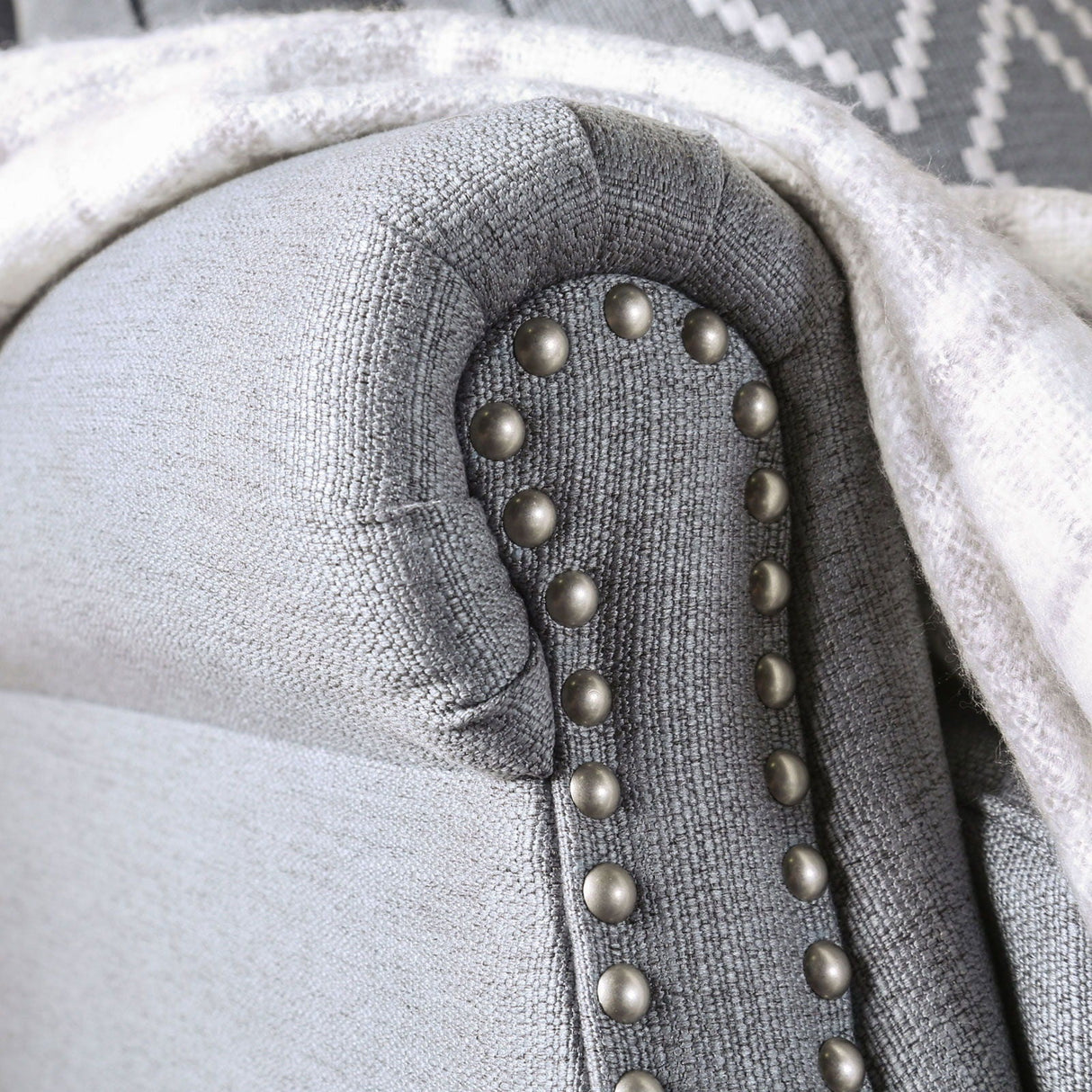Furniture of America Giovanni - Sofa - Gray | Meri Furniture
