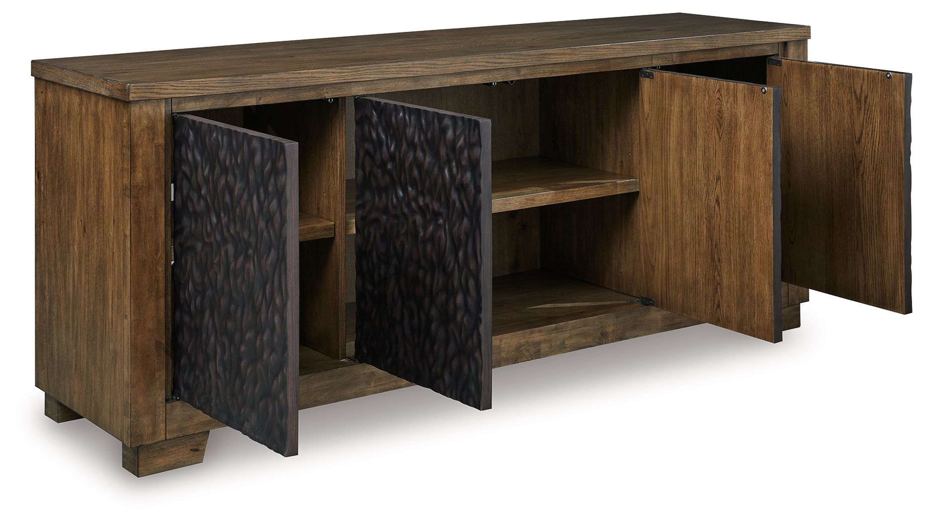 Signature Design by Ashley® Rosswain - Warm Brown - Extra Large TV Stand | Meri Furniture
