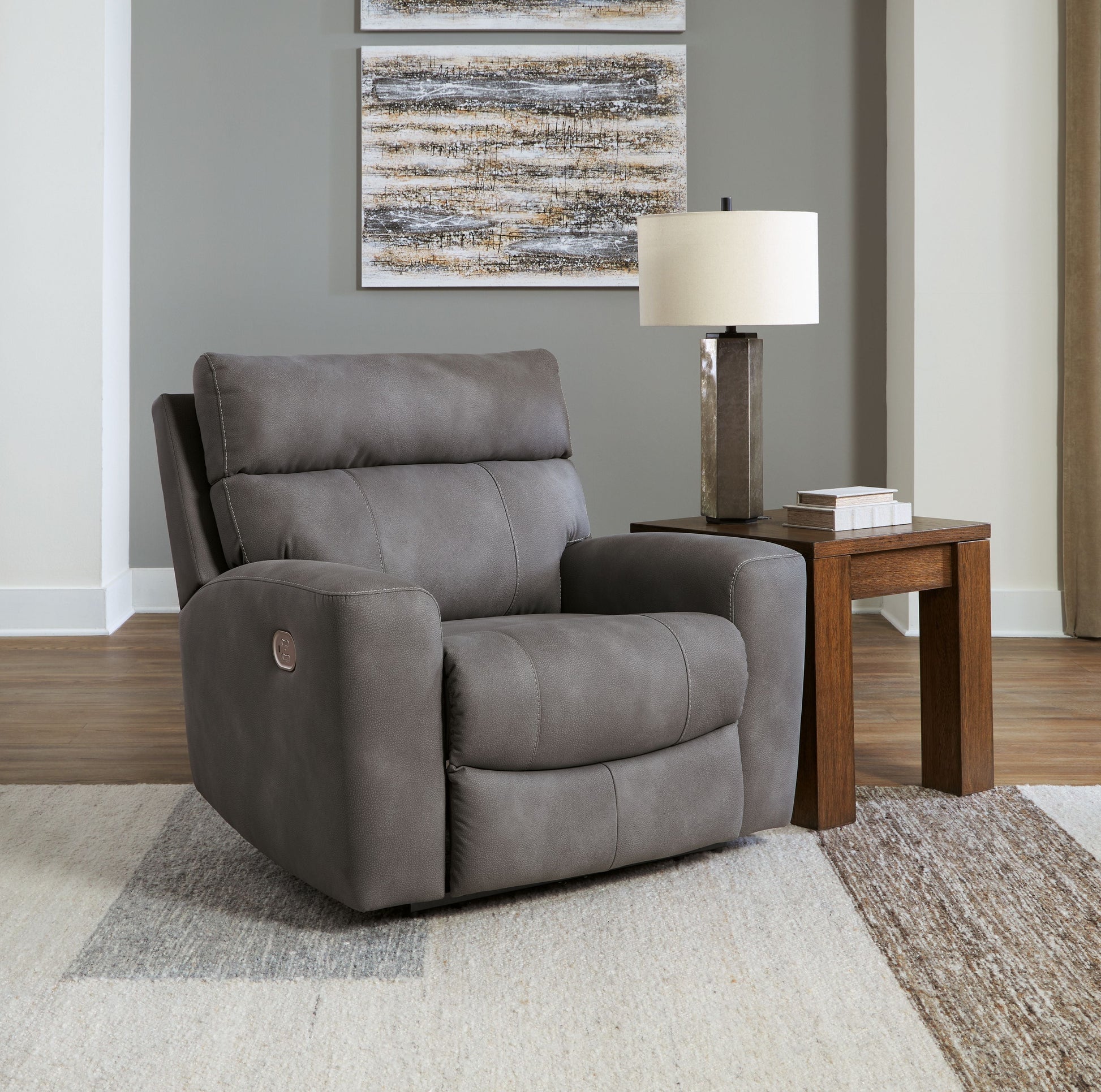 Signature Design by Ashley® Next-gen Durapella - Power Recliner With Adj Headrest | Meri Furniture