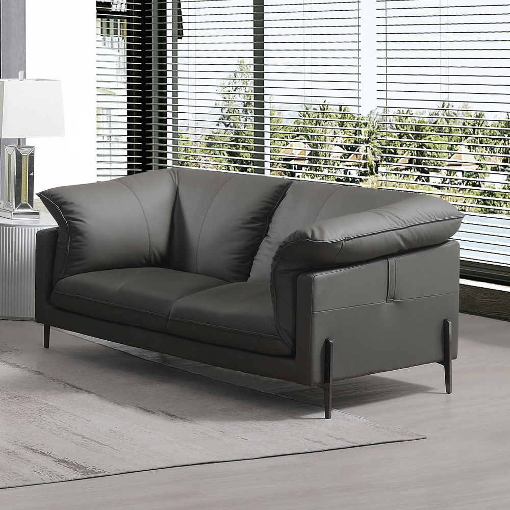 ACME Tadi - Loveseat - Black Top Grain Leather | Meri Furniture