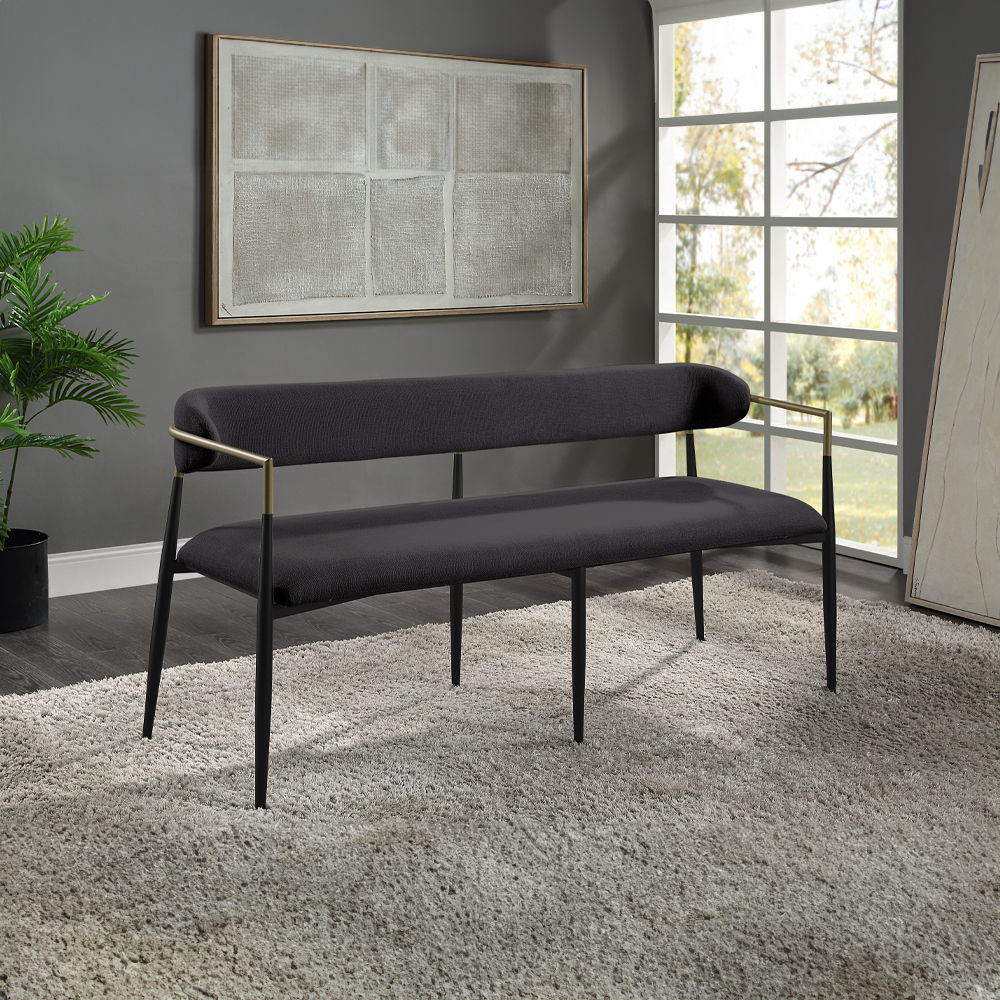 ACME Jaramillo - Chenille Bench | Meri Furniture