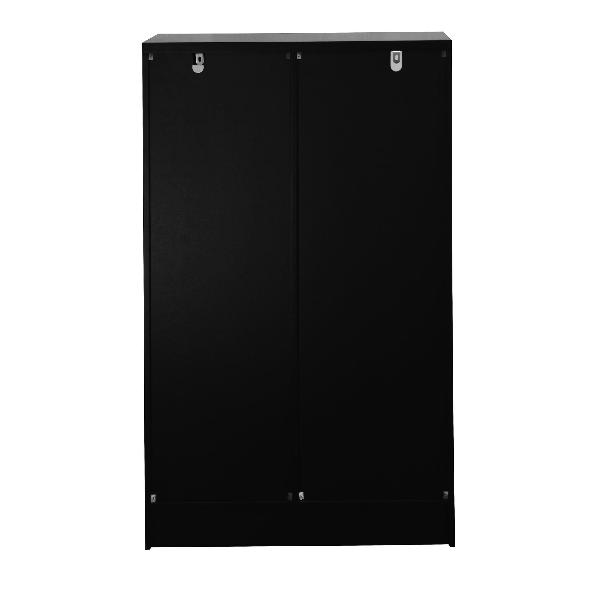 Modern Cabinet With Glass Doors And Drawer