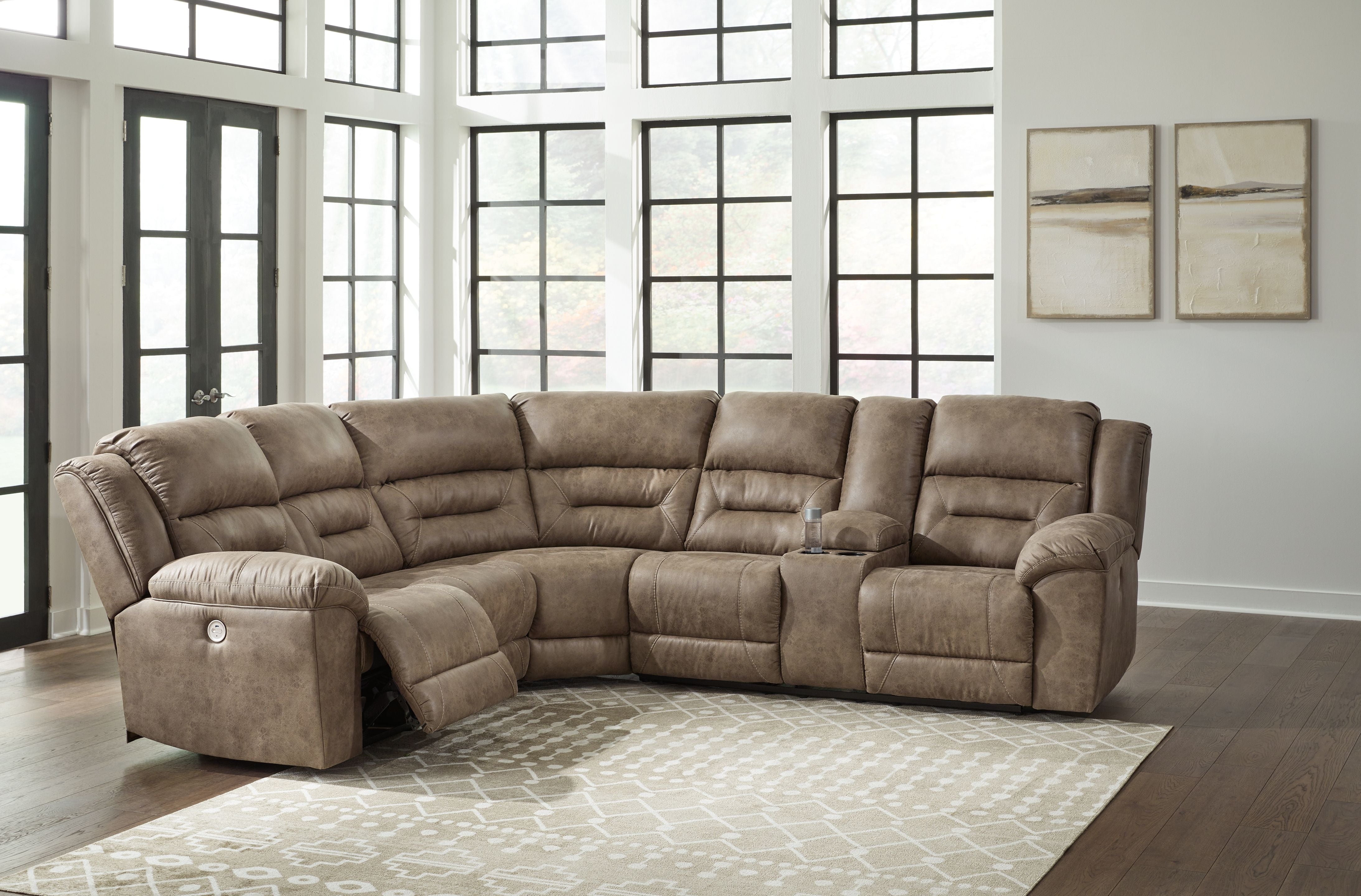 Signature Design by Ashley® Ravenel - Power Reclining Sectional | Meri Furniture