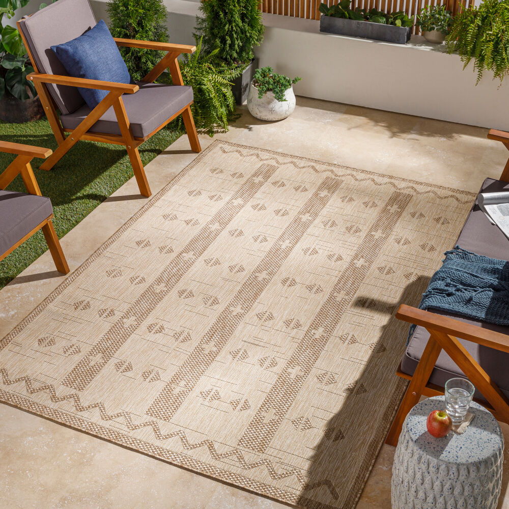 Tuareg Machine Woven Rug