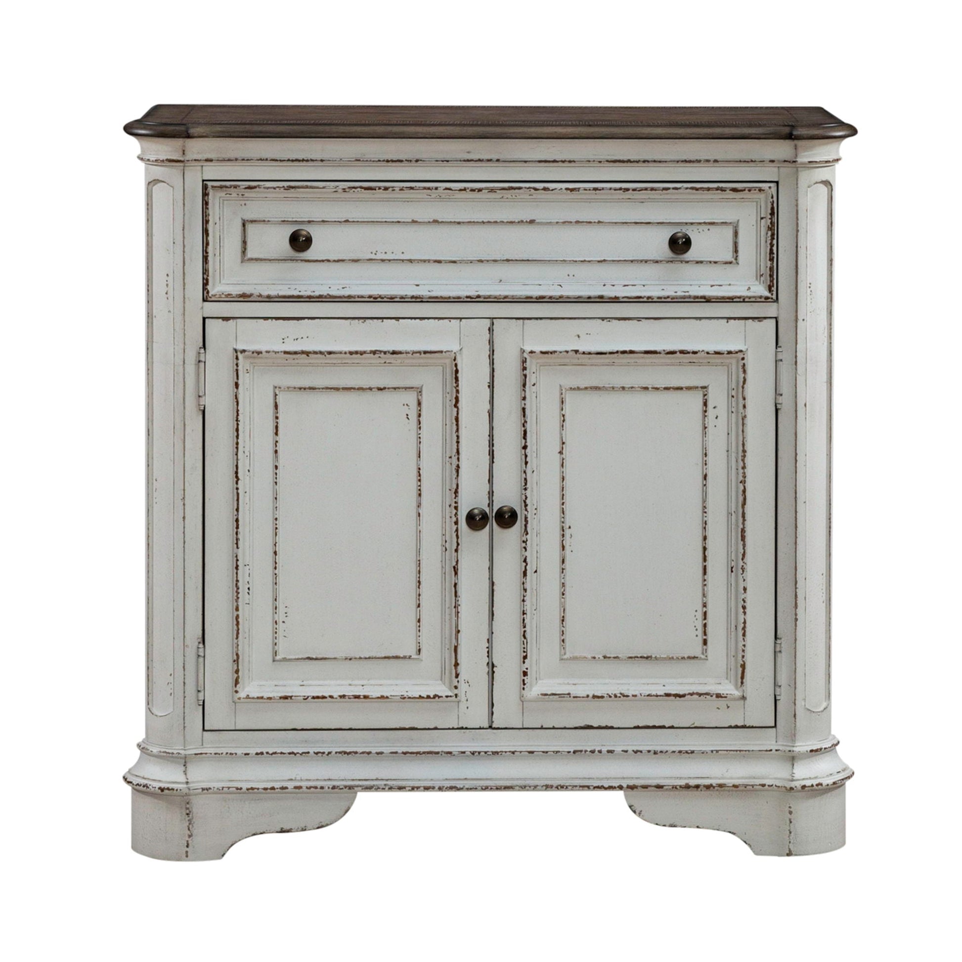Liberty Furniture Magnolia Manor - Accent Cabinet - White | Meri Furniture