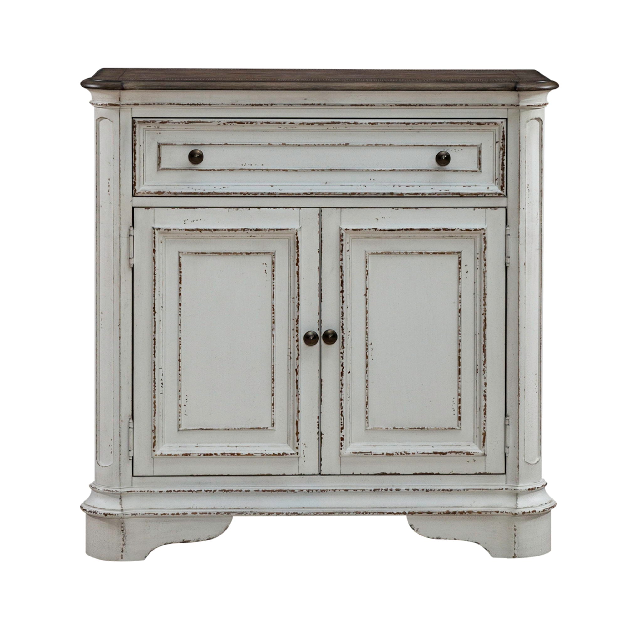 Liberty Furniture Magnolia Manor - Accent Cabinet - White | Meri Furniture