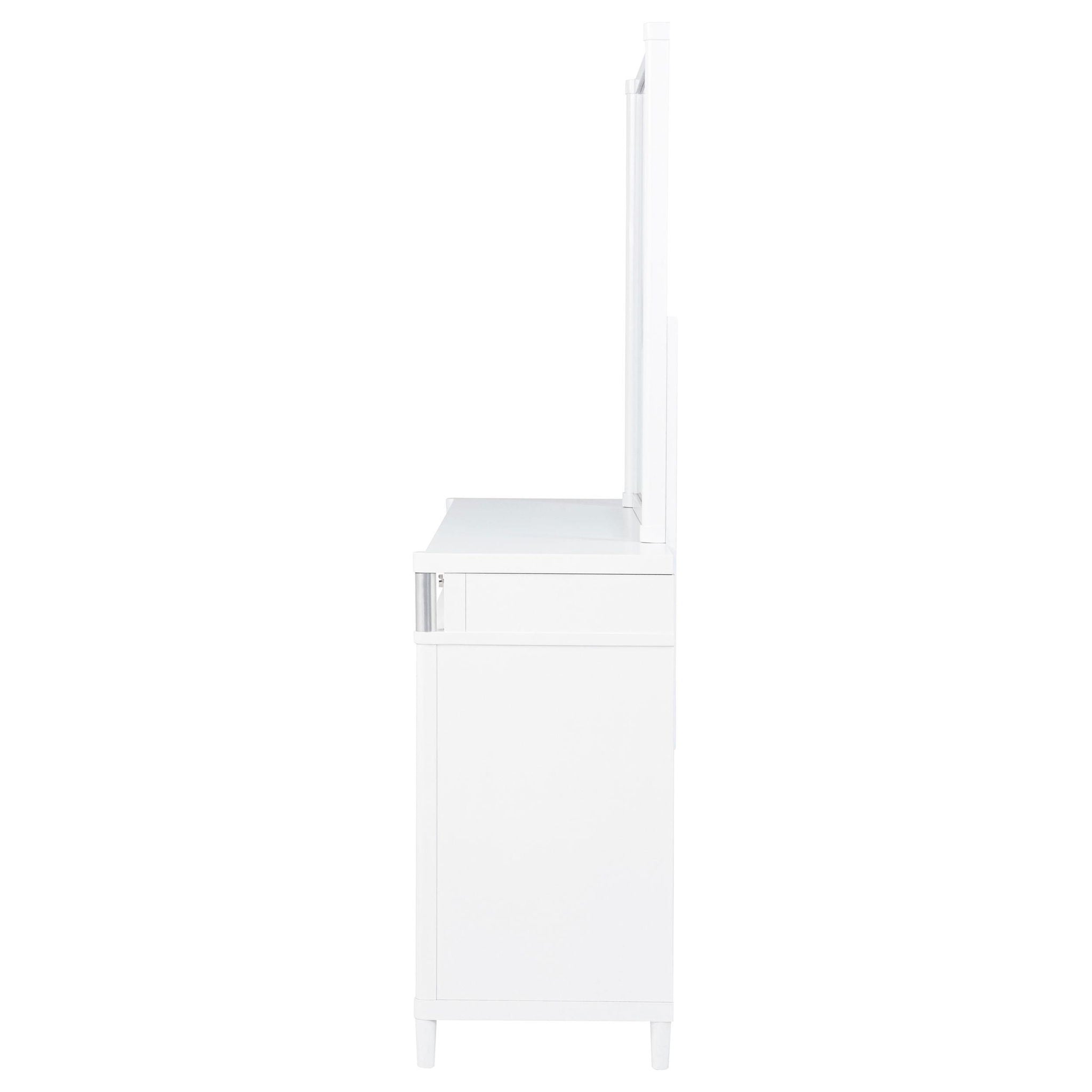 Gracemont 8-drawer Bedroom Dresser with Mirror White