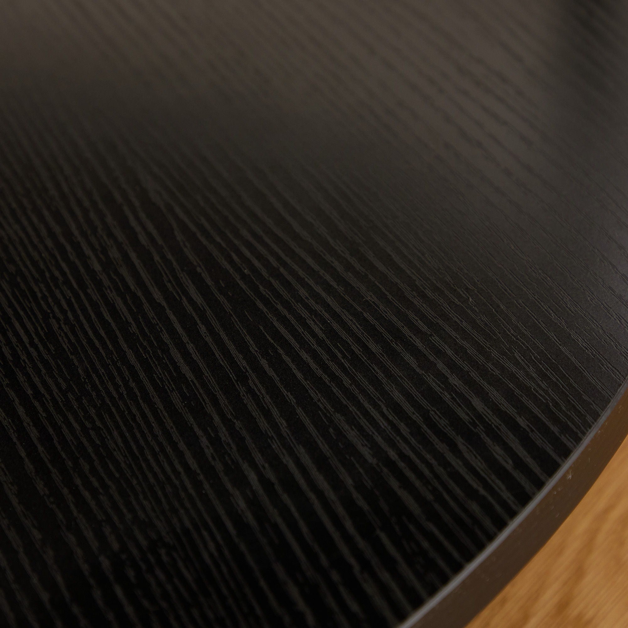 Modern Upholstered Round Ottoman Coffee Table With Storage Shelf