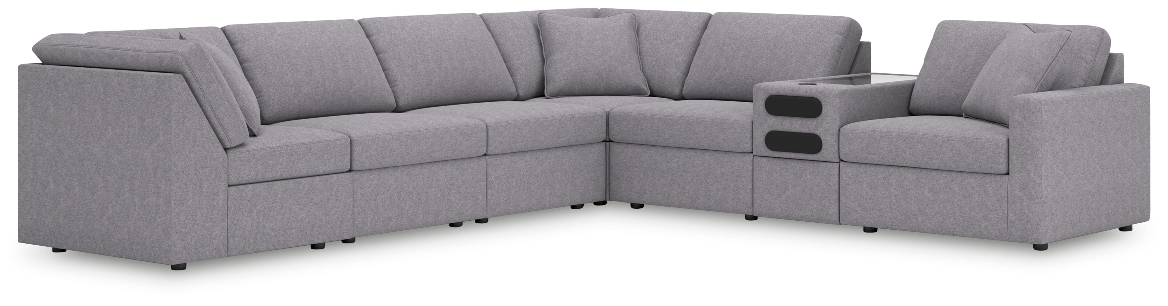 Signature Design by Ashley® Modmax - Granite - Sectional | Meri Furniture