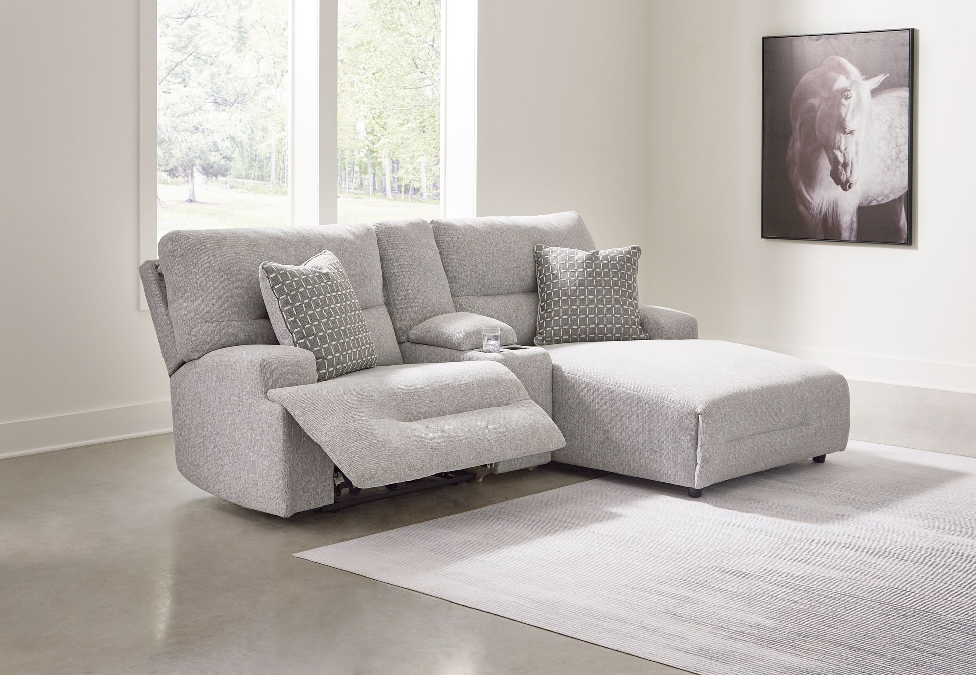 Signature Design by Ashley® Acklen Place - Reclining Sectional | Meri Furniture