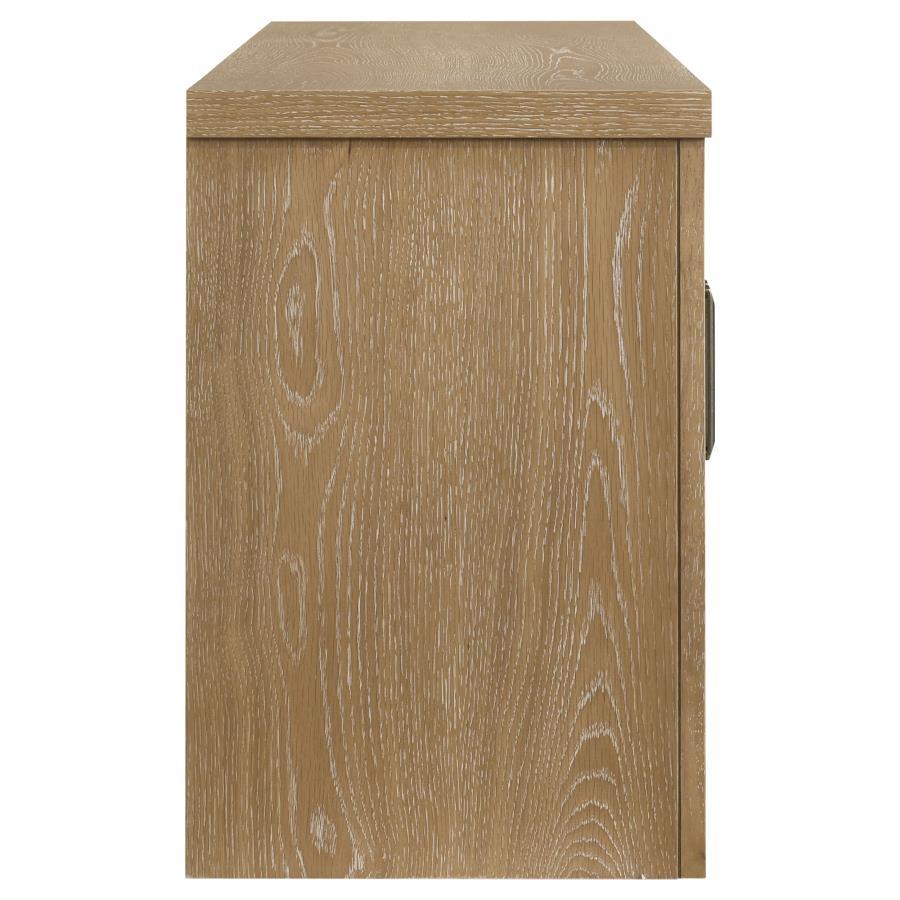 Brenham - 79" 4-Door TV Stand Media Console - Washed Oak