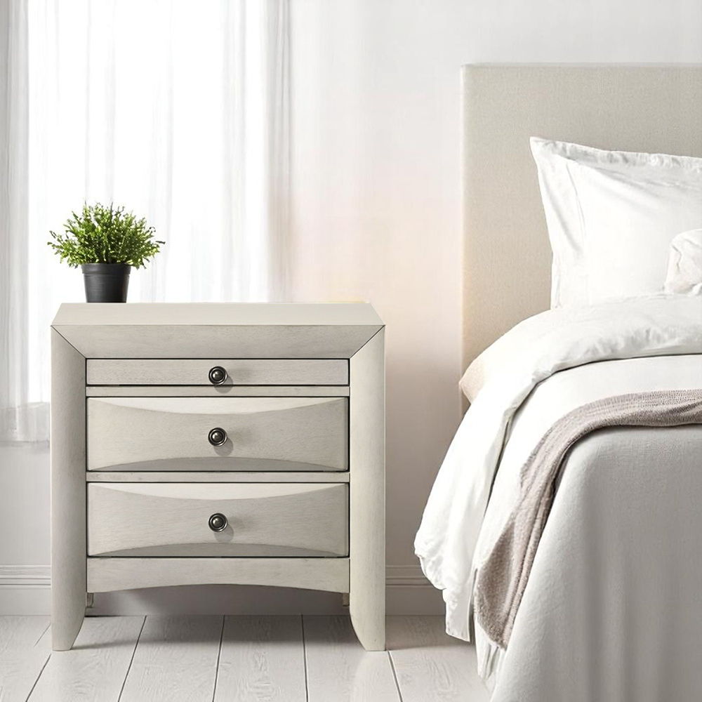 Ramondi - Nightstand - Antique White