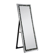 Nysa - Floor Mirror - Faux Crystals