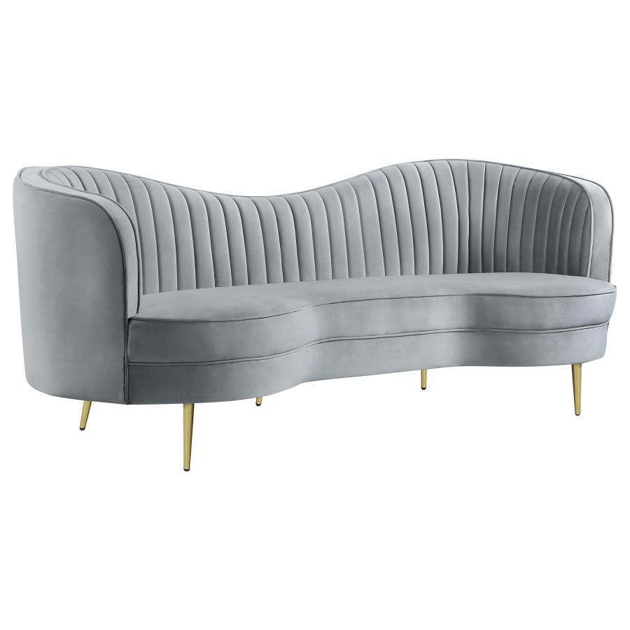 Coaster Fine Furniture Sophia - Upholstered Channel Tufted Sofa | Meri Furniture