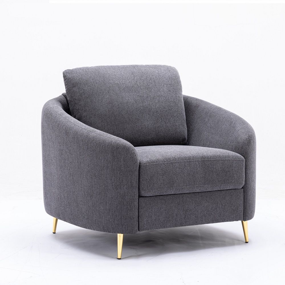 ACME Yuina - Chair - Gray Linen | Meri Furniture