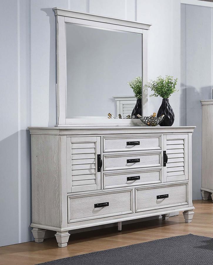 Coaster Fine Furniture Franco - 5-Drawer Dresser With Mirror | Meri Furniture