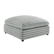 Jenny - Square Ottoman - Gray