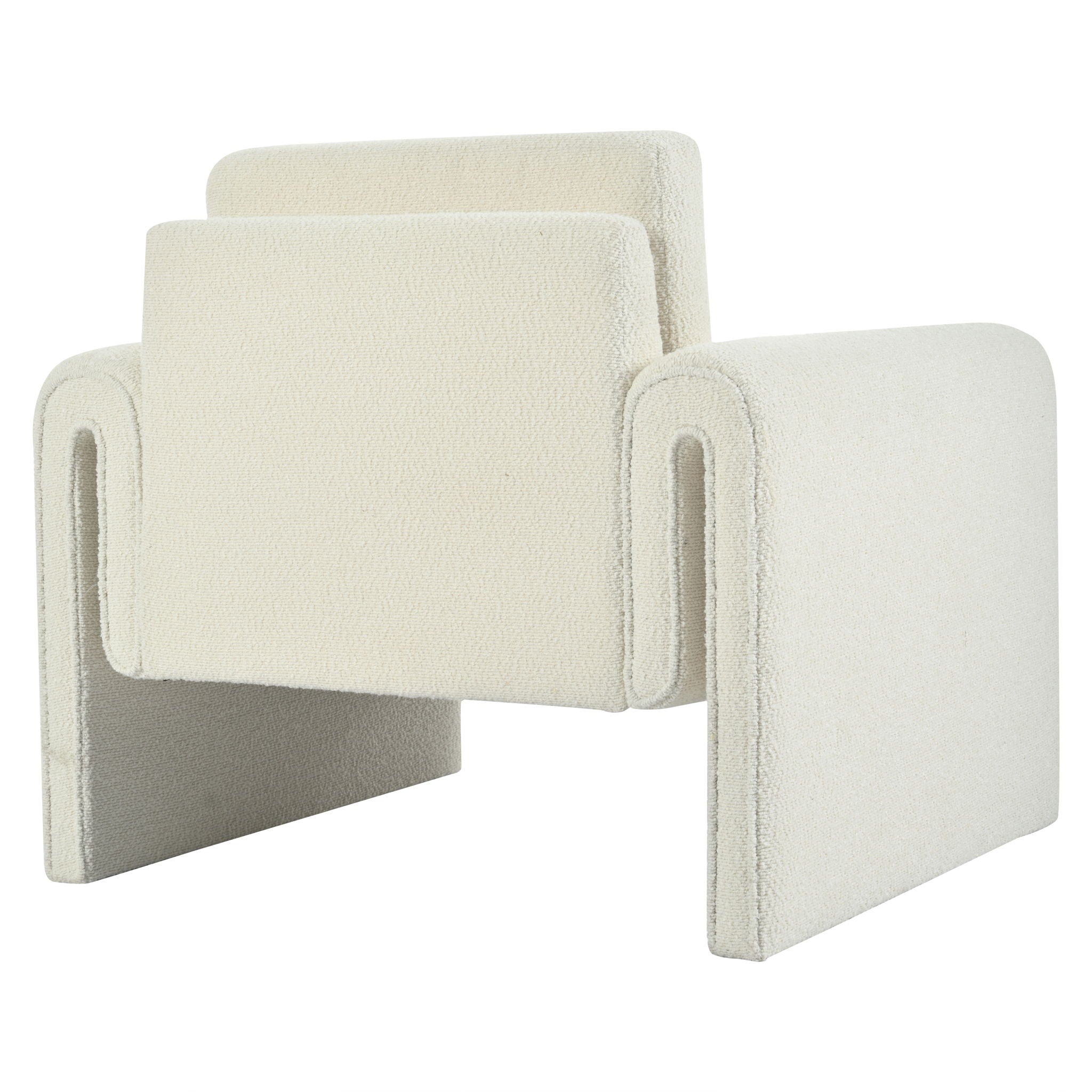 Modern Upholstered Accent Chair, Sturdy Support & Luxurious Comfort