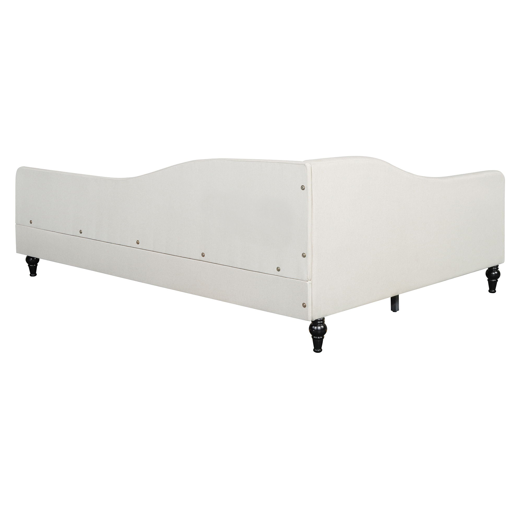 Modern L Shaped Linen Daybed With Legs
