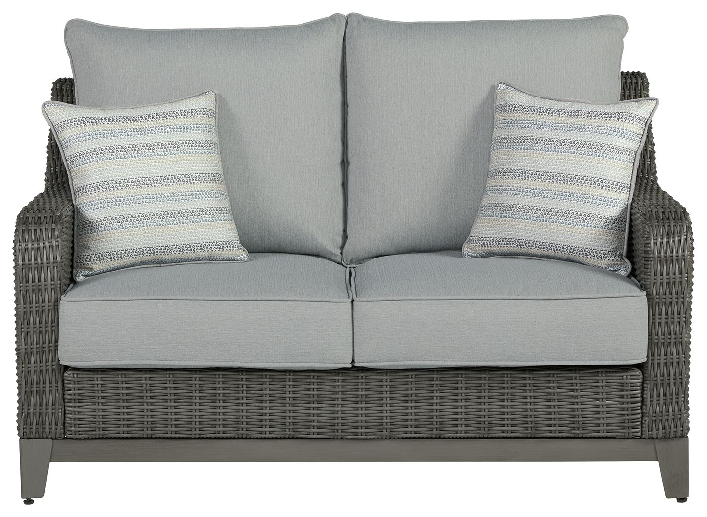 Signature Design by Ashley® Elite Park - Gray - Loveseat W/Cushion | Meri Furniture
