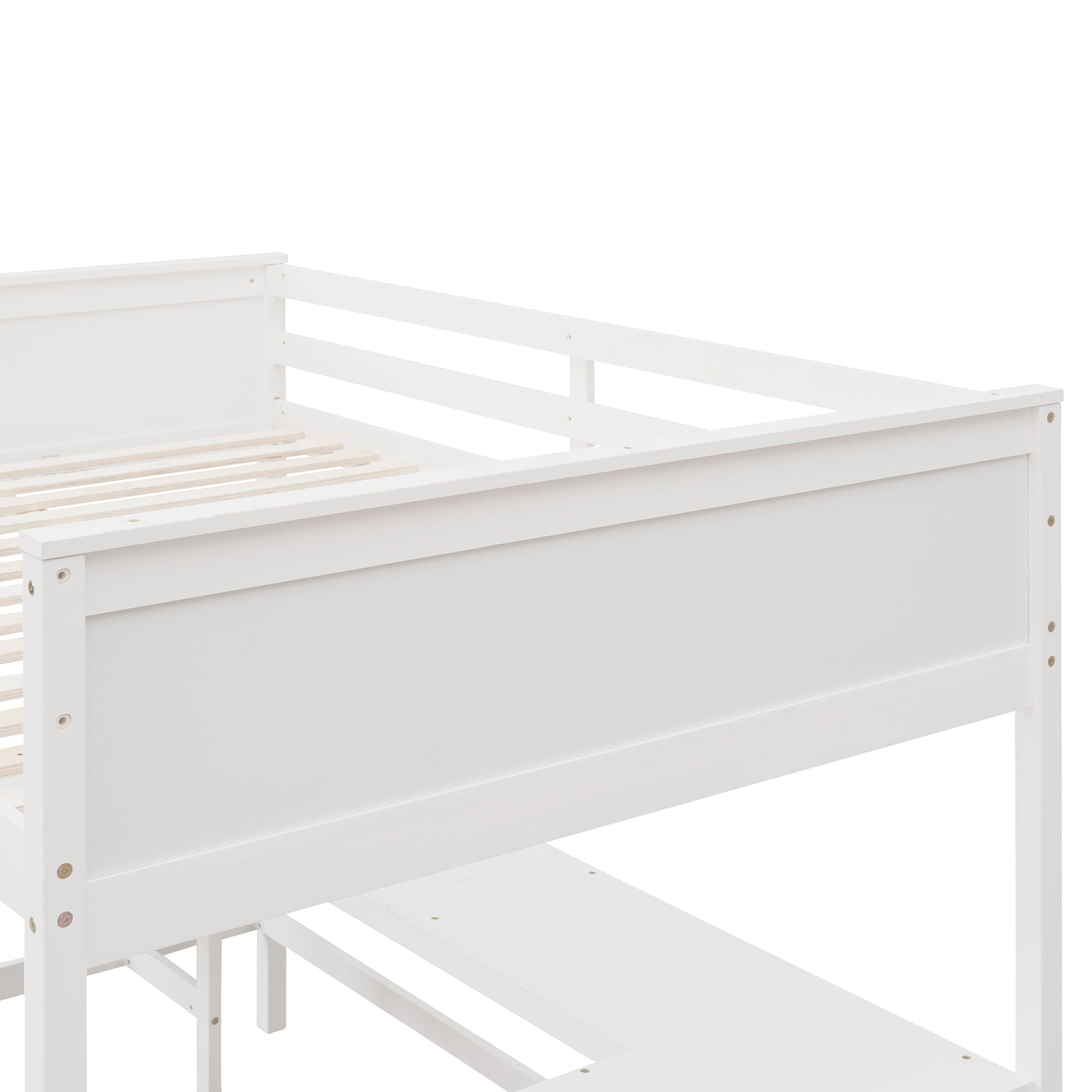 Loft Bed With Shelves With Desk