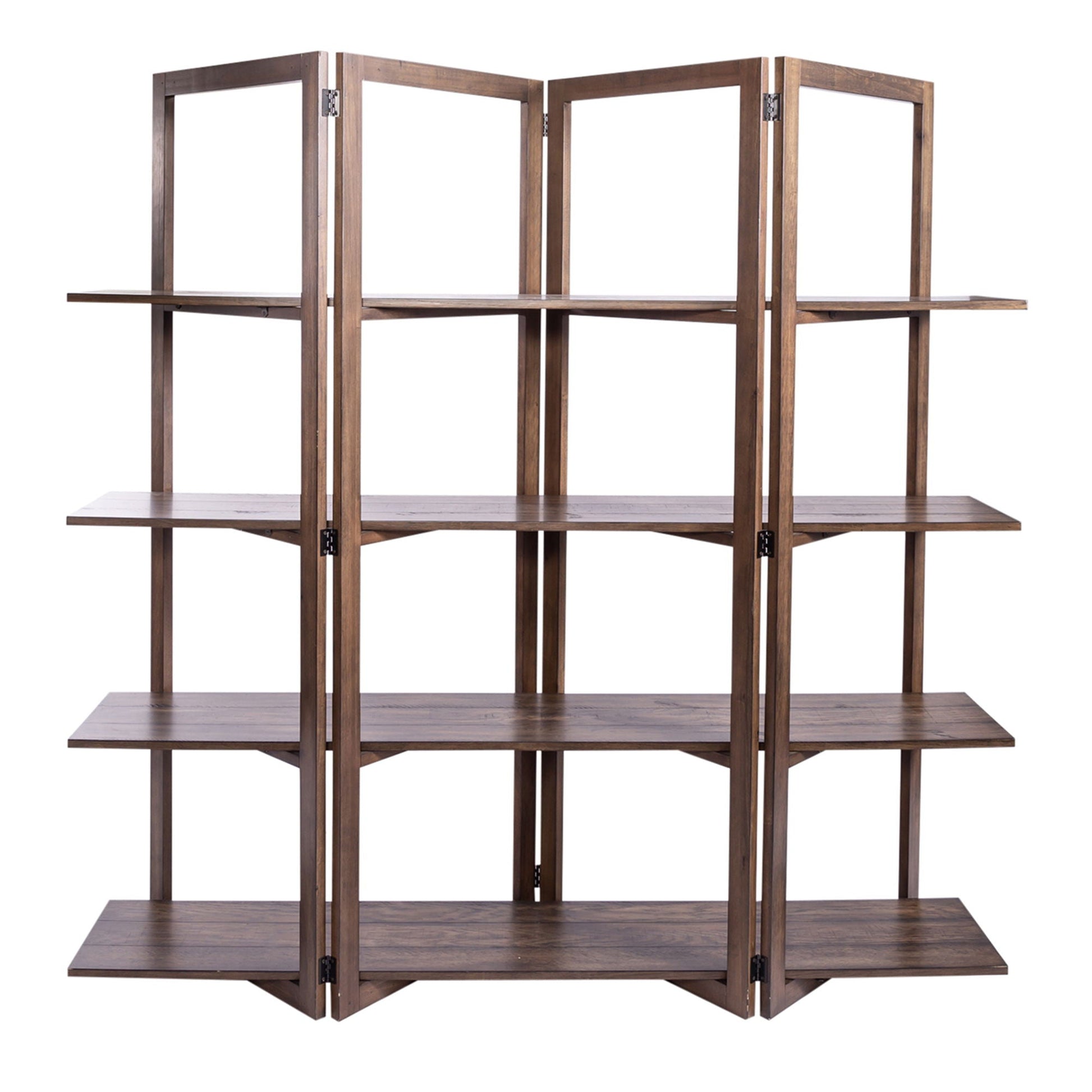 Liberty Furniture Lennox - Open Bookcase - Dark Brown | Meri Furniture