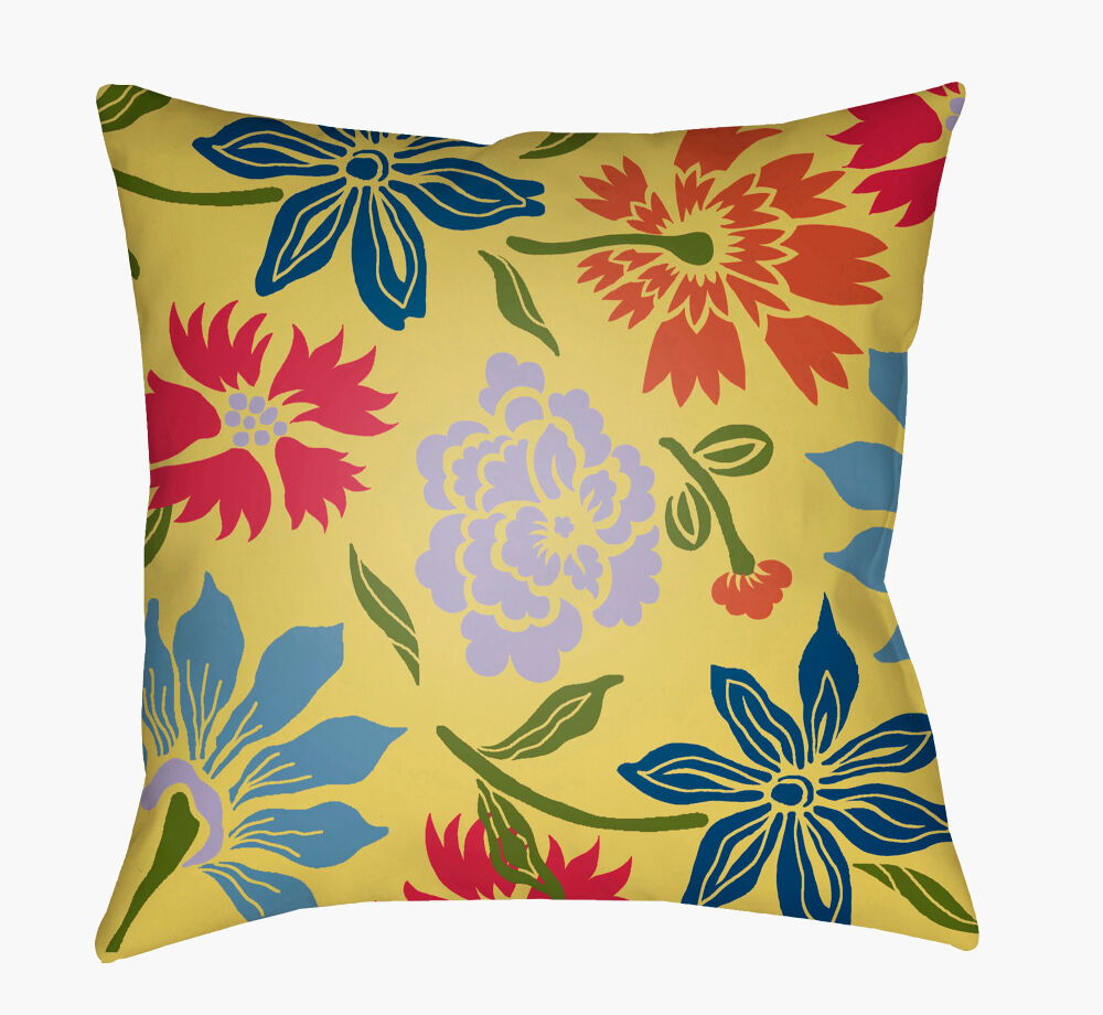 Moody Floral Pillow