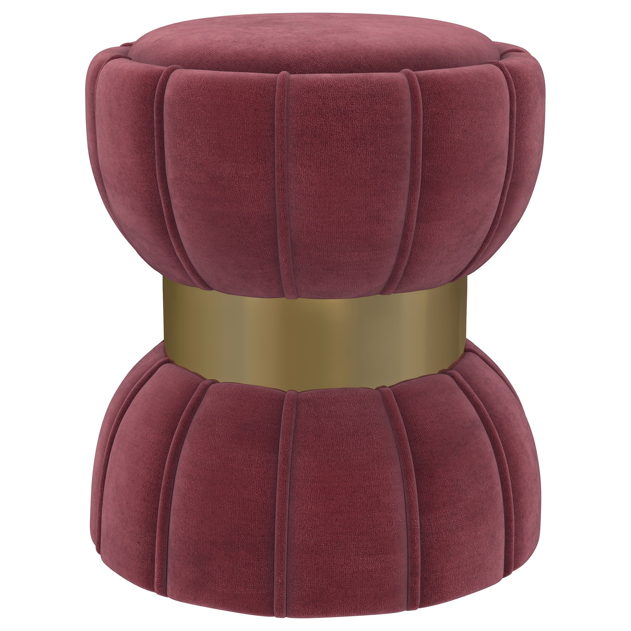 Coaster Fine Furniture Sora - Round Upholstered Ottoman | Meri Furniture