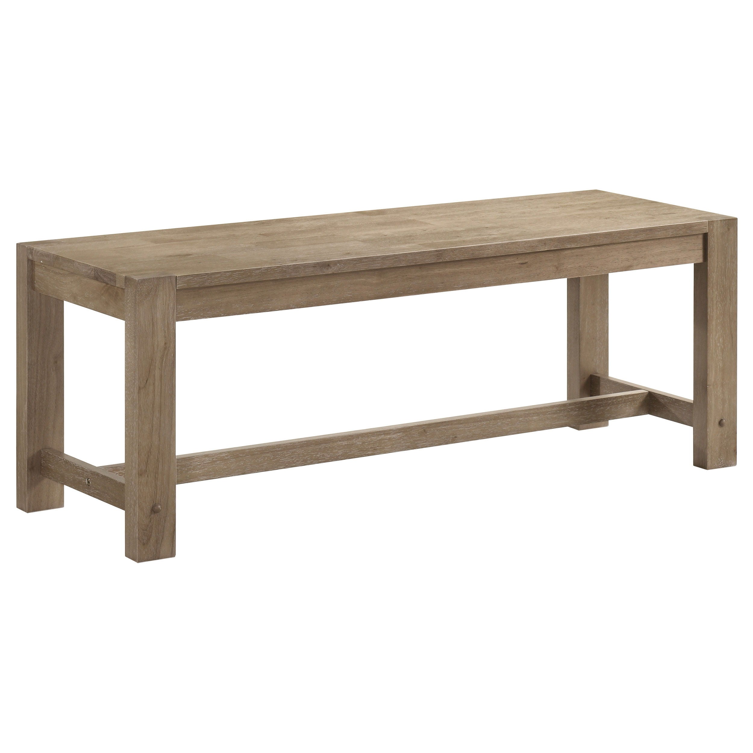 Coaster Fine Furniture Scottsdale - Wood Trestle Base Dining Bench - Washed Brown | Meri Furniture