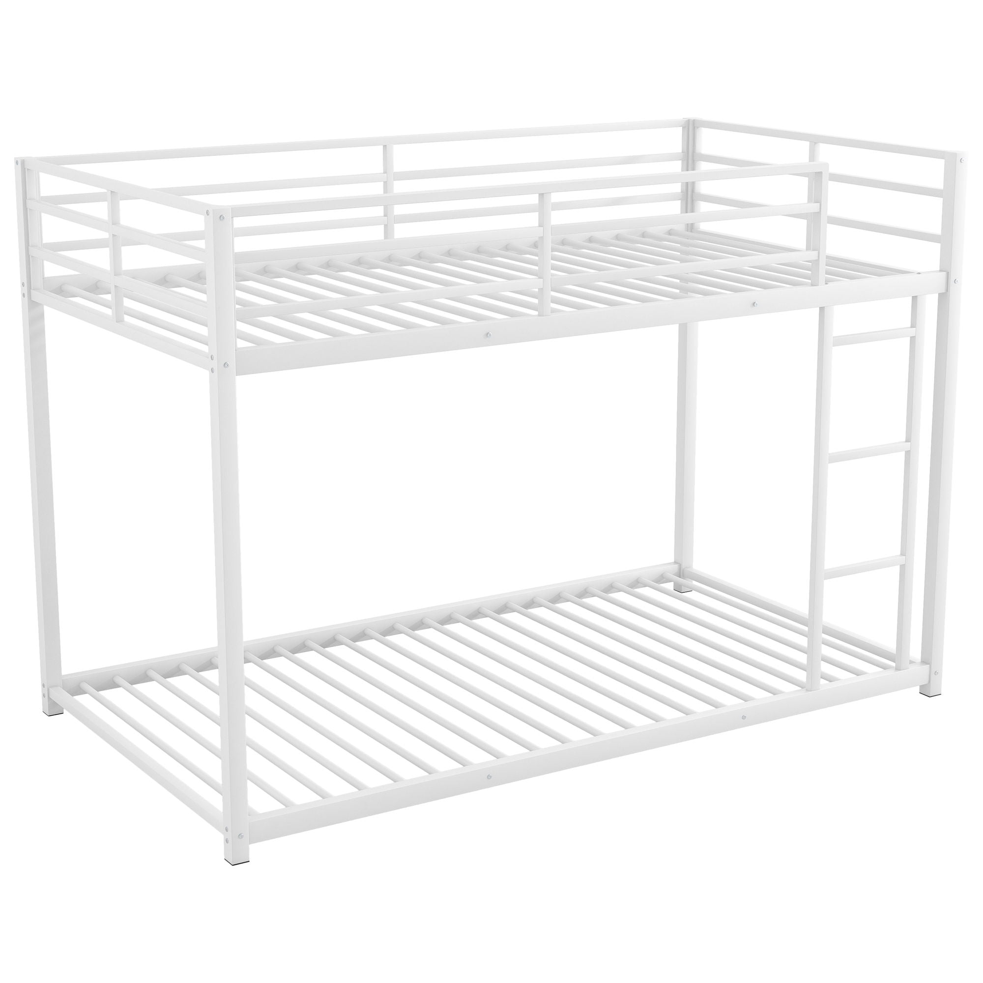 Metal Bunk Bed, Low Bunk Bed With Ladder