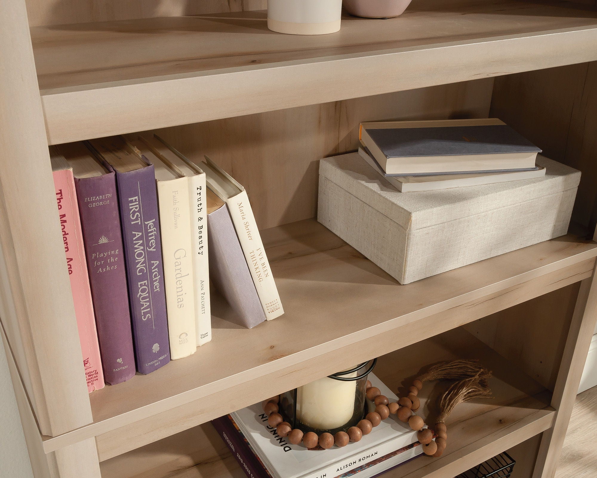 5-Shelf Display Bookcase in Pacific Maple