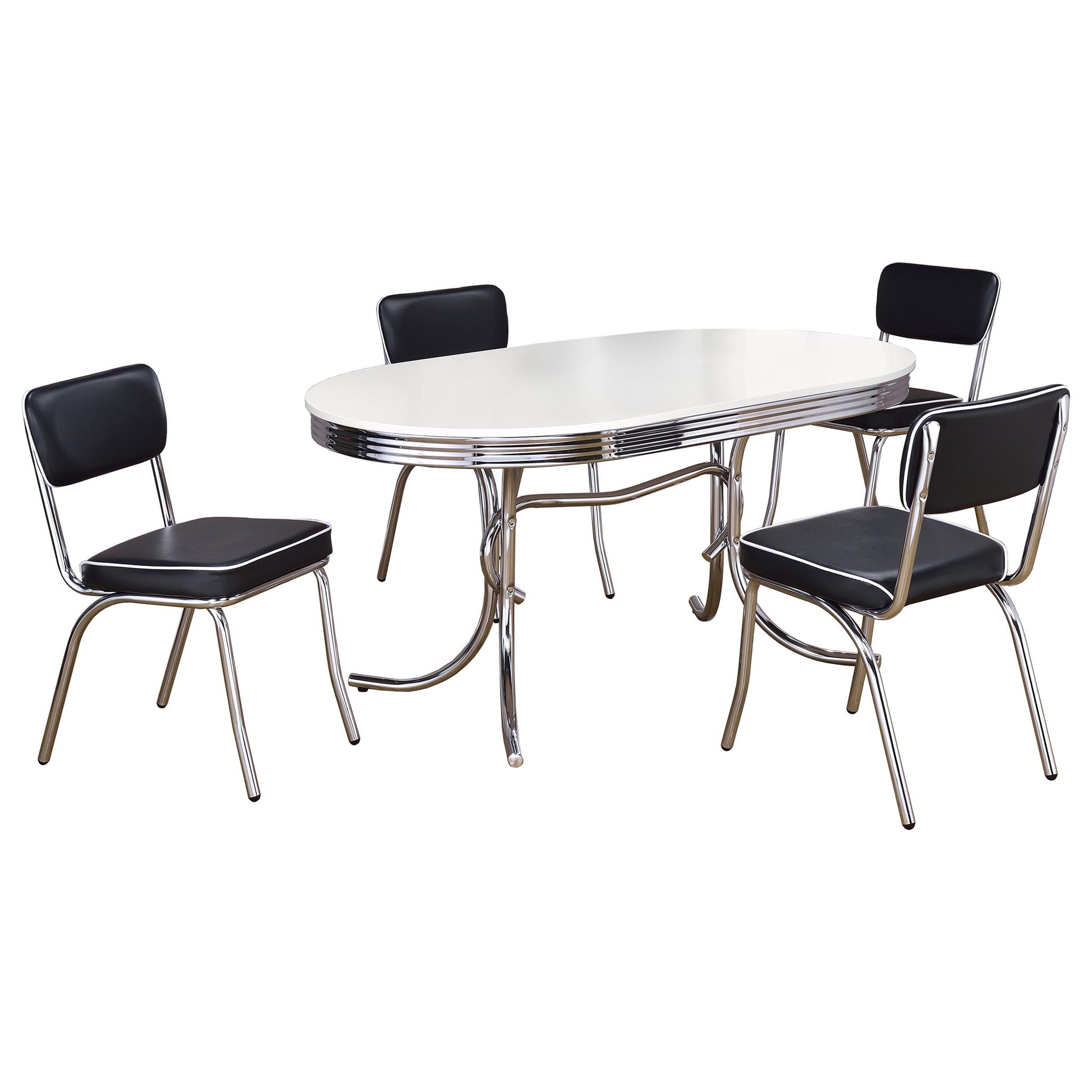 Midge - Oval Dining Table Set