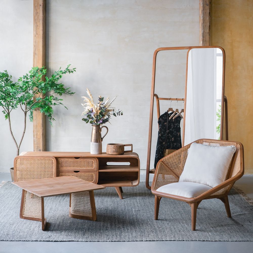 Tectona - Teak Leisure Chair - Natural Wood / Brown