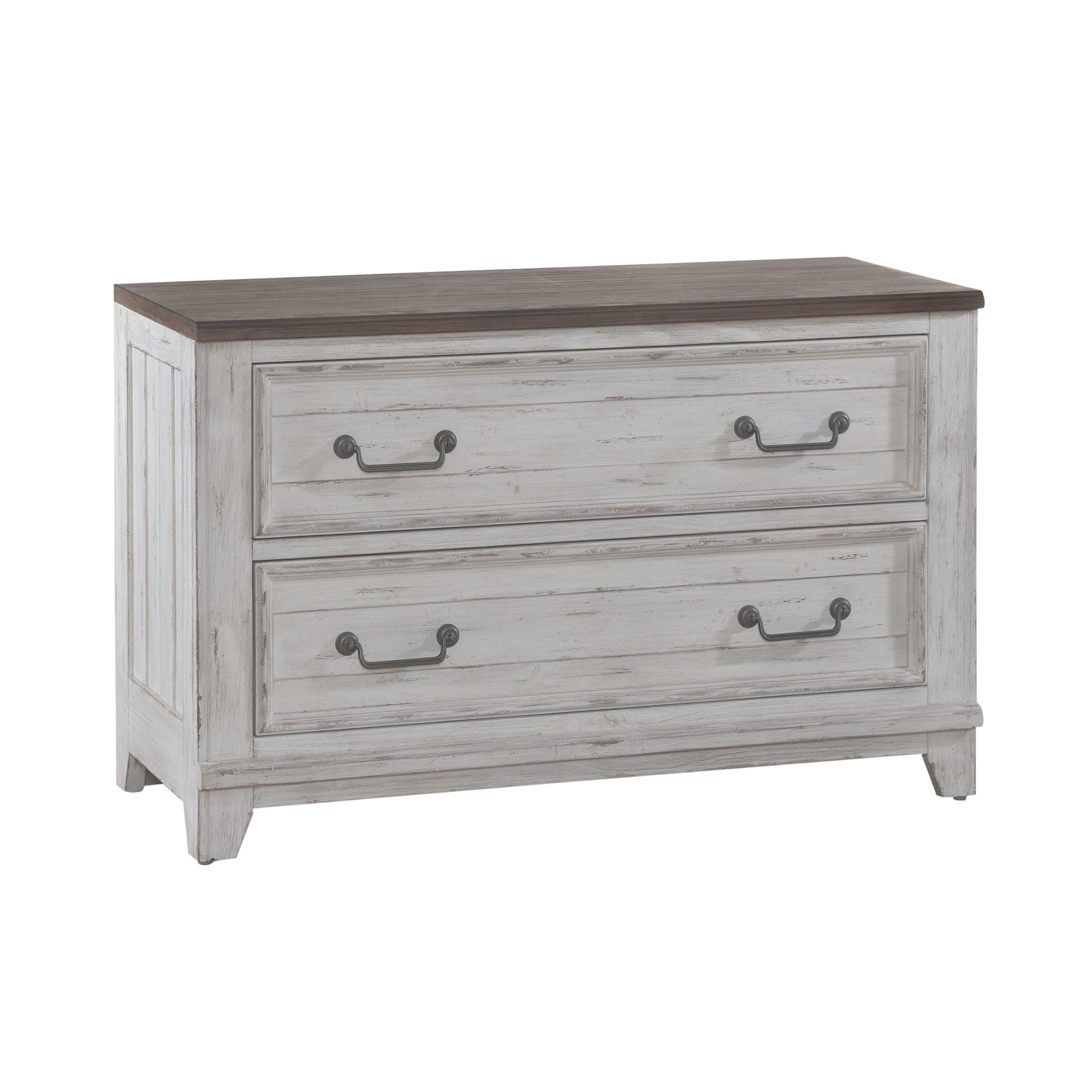 Liberty Furniture River Place - Curio Base - White | Meri Furniture