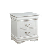 Bring casual elegance into your home with the Louis Phillipe nightstand. This nightstand is a piece that offers any bedroom a sophisticated look.