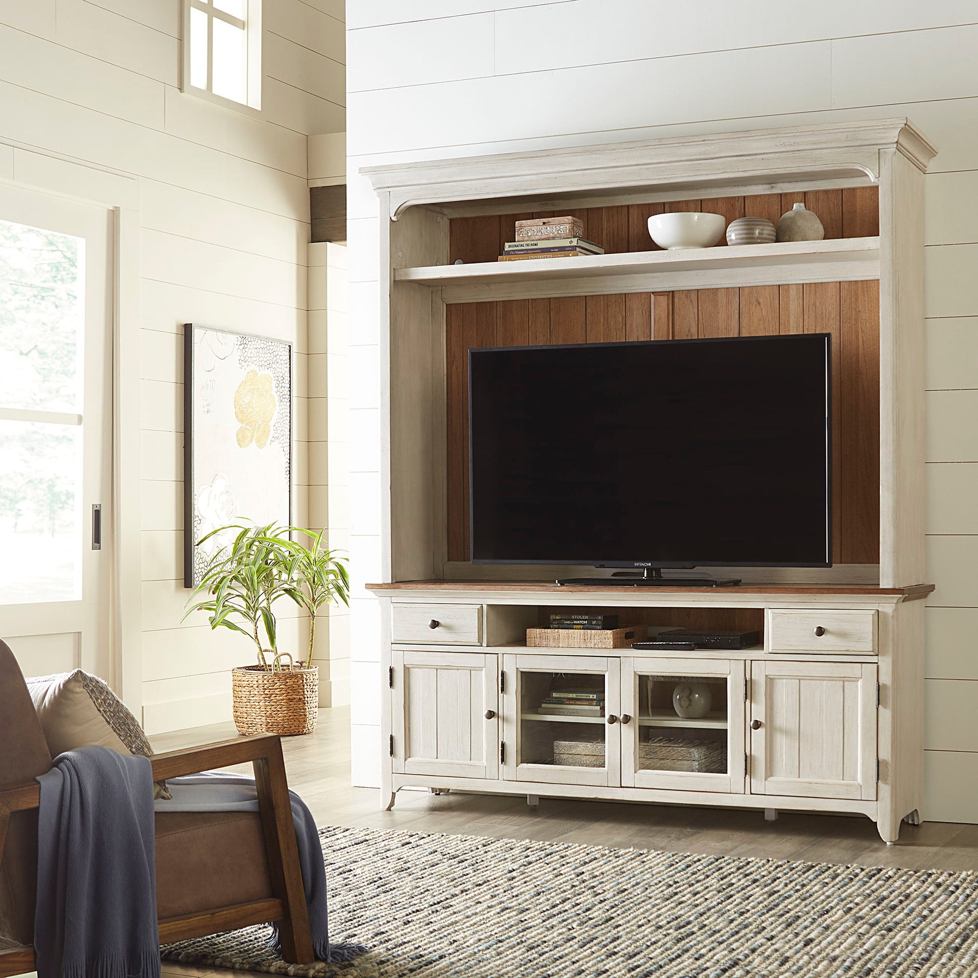 Liberty Furniture Farmhouse Reimagined - Entertainment Center | Meri Furniture