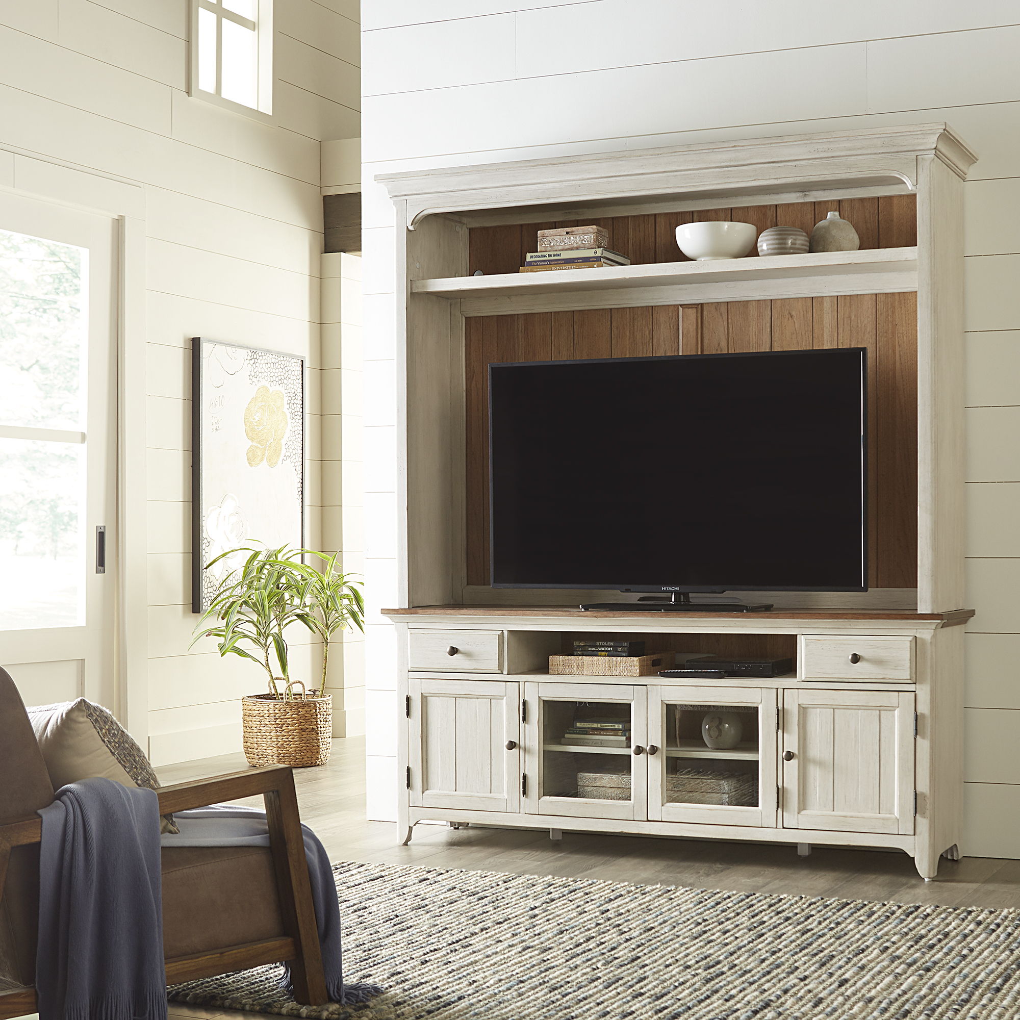 Liberty Furniture Farmhouse Reimagined - Entertainment Center | Meri Furniture