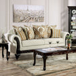 Furniture of America Delizia - Sofa - Cream | Meri Furniture