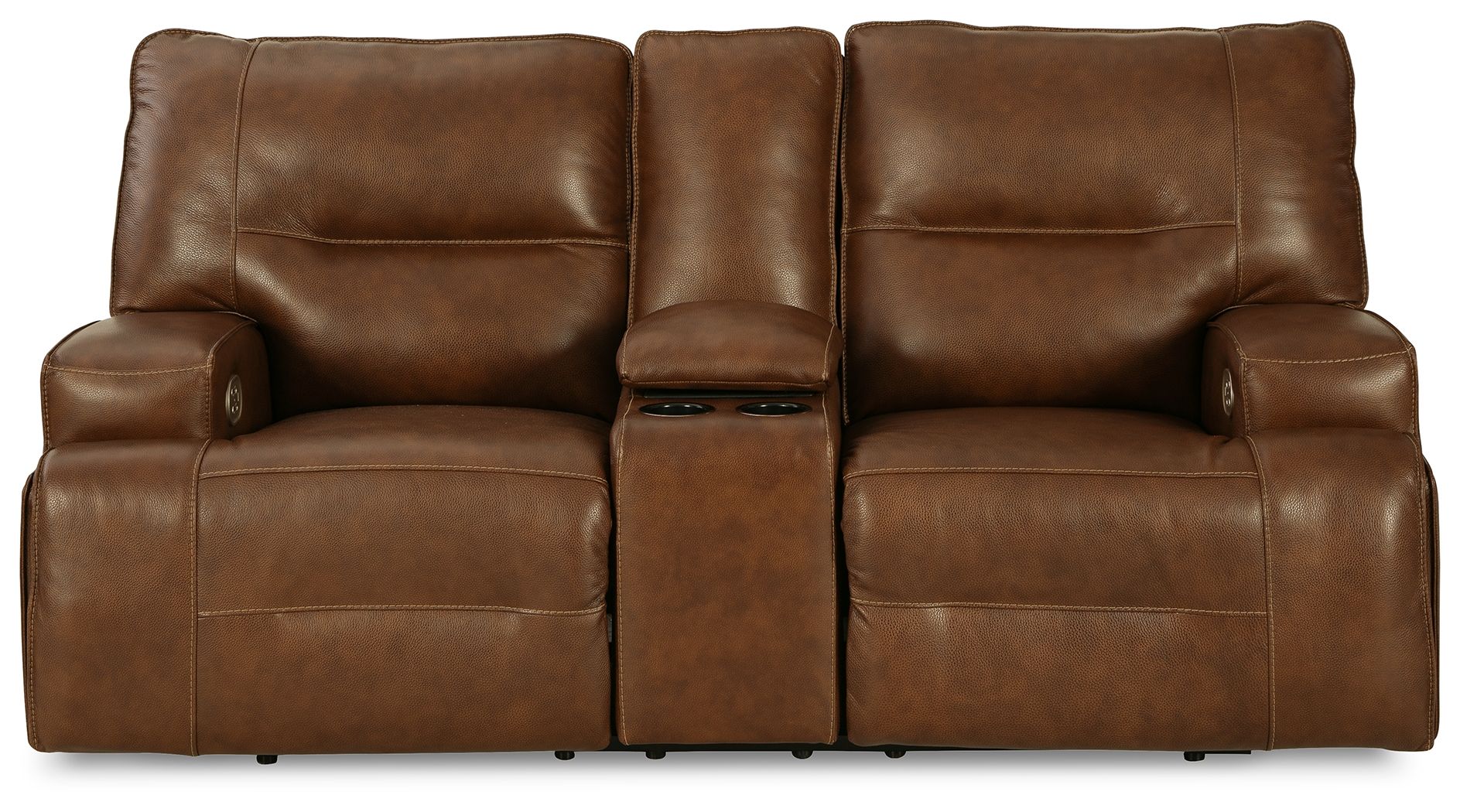 Signature Design by Ashley® Francesca - Pwr Rec Loveseat/Con/Adj Hdrst | Meri Furniture