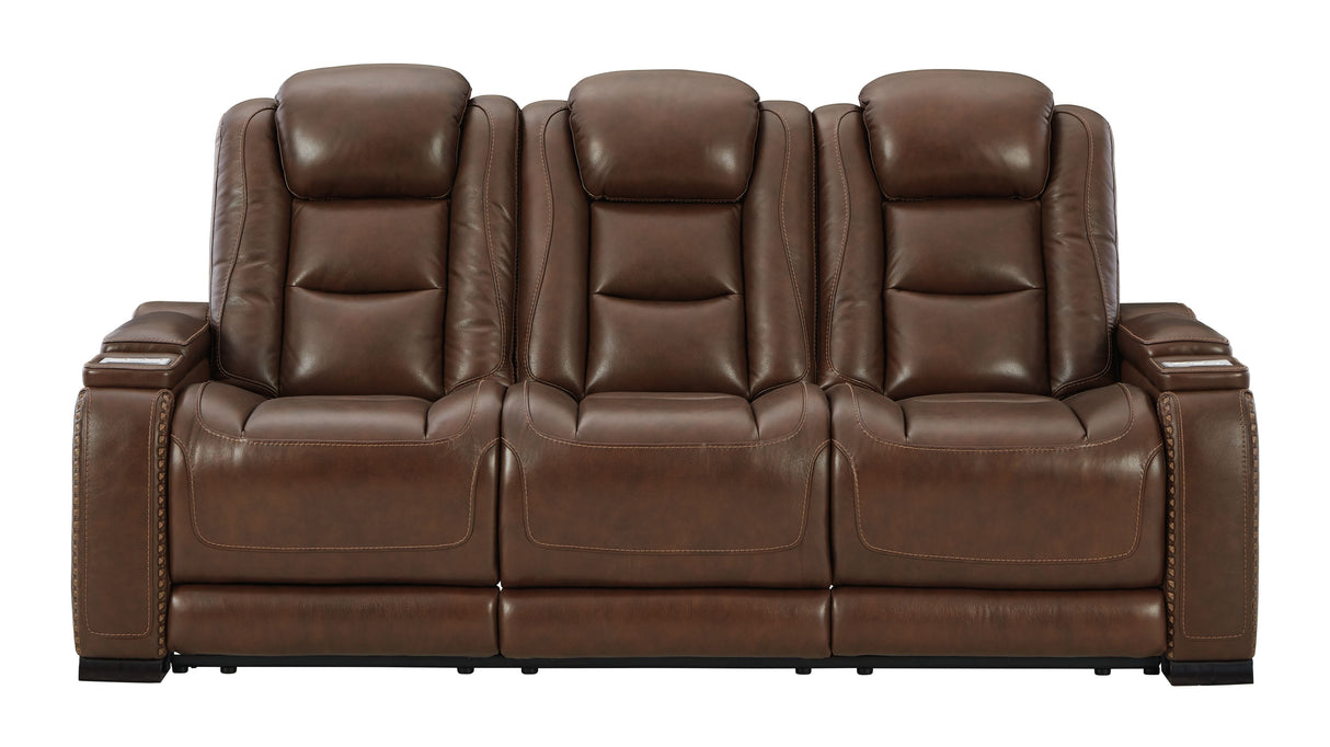 Ashley Furniture The Man-Den - Power Reclining Sofa | Meri Furniture