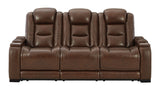 Ashley Furniture The Man-Den - Power Reclining Sofa | Meri Furniture