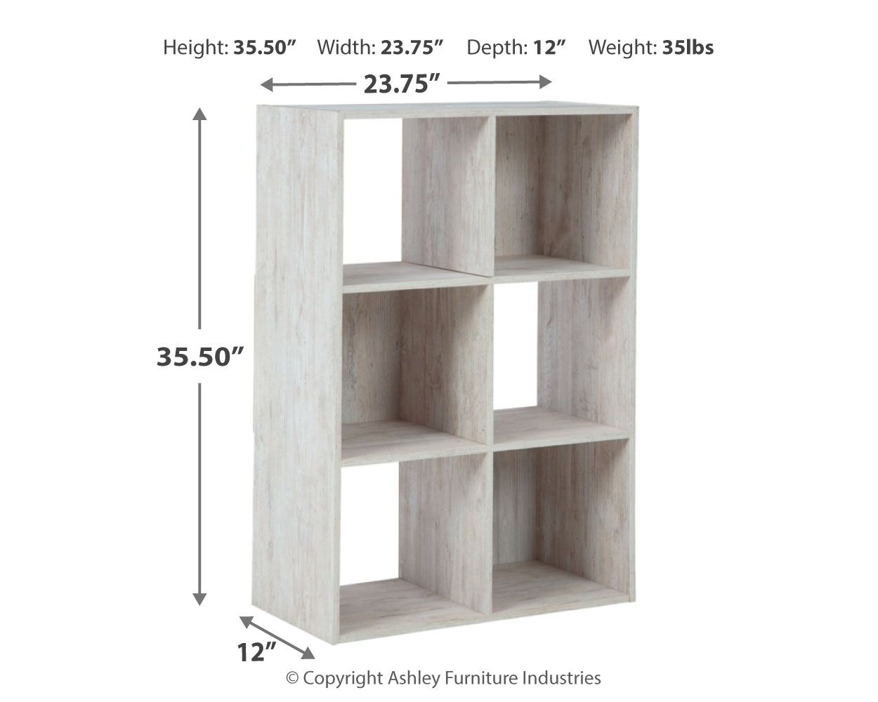 Signature Design by Ashley® Paxberry - Four Cube Organizer | Meri Furniture