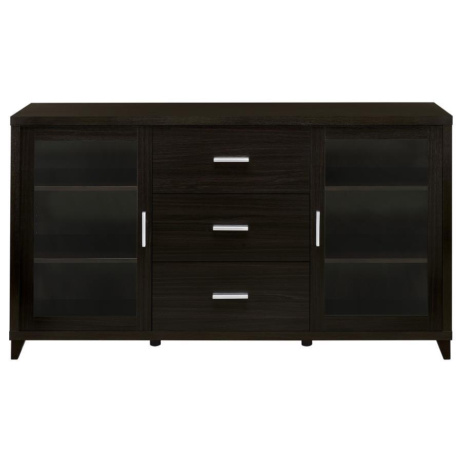 Coaster Fine Furniture Lewes - 2 Door Engineered Wood TV Stand - Cappuccino | Meri Furniture