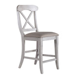 Ocean Isle - Upholstered X Back Counter Chair