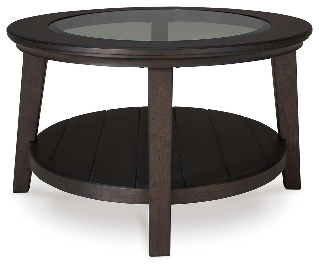 Signature Design by Ashley® Celamar - Dark Brown - Oval Cocktail Table | Meri Furniture