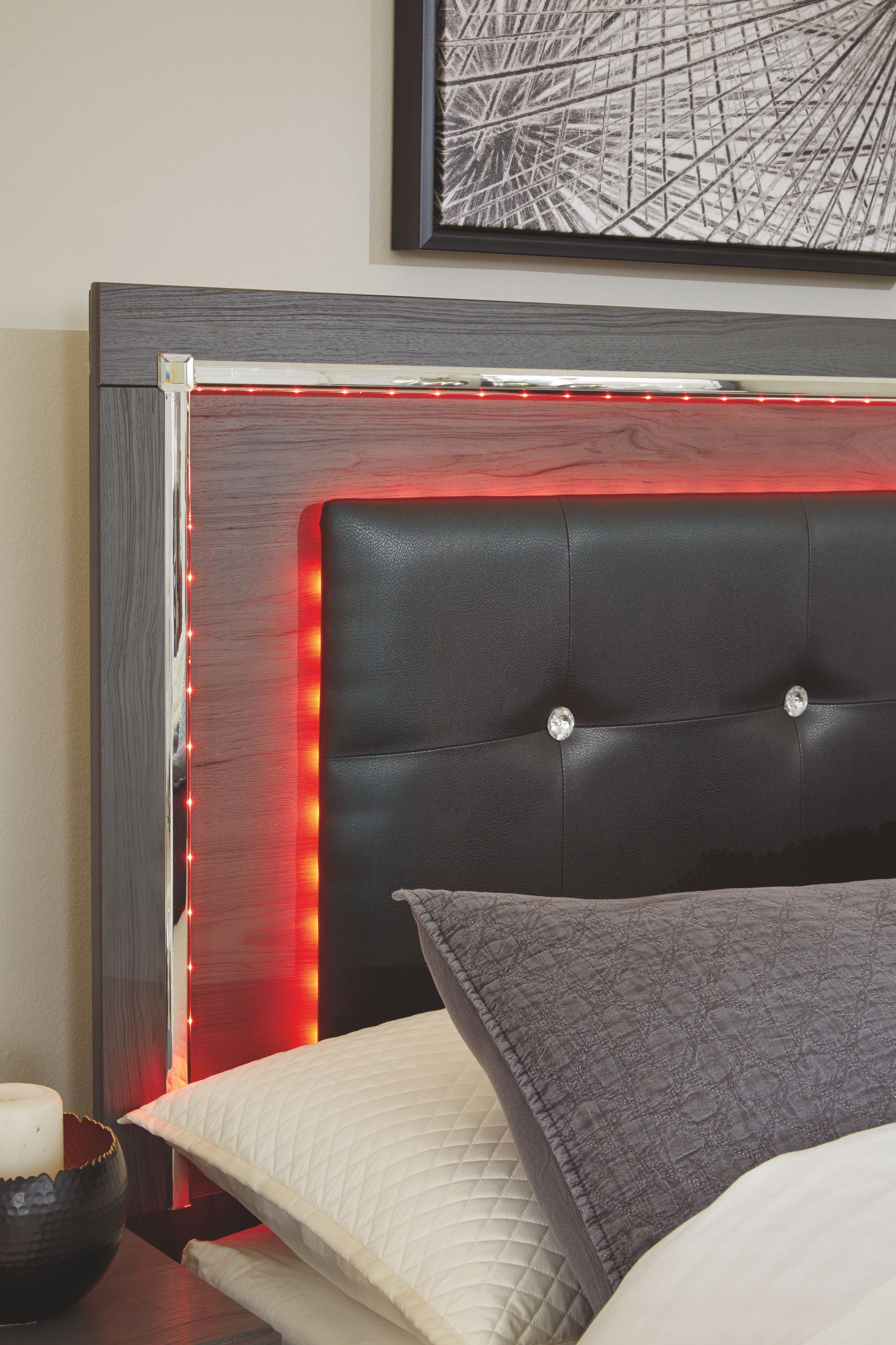 Signature Design by Ashley® Lodanna - Upholstered Panel Bed | Meri Furniture