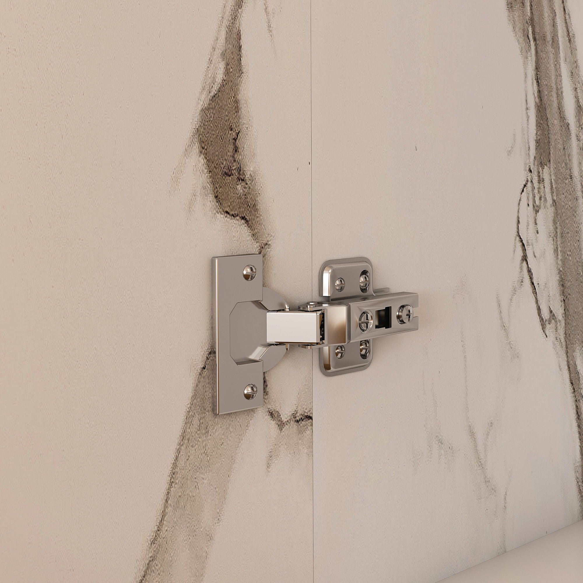 Multifunctional Folding Dining Table With Wall-Mounted Sideboard & Storage