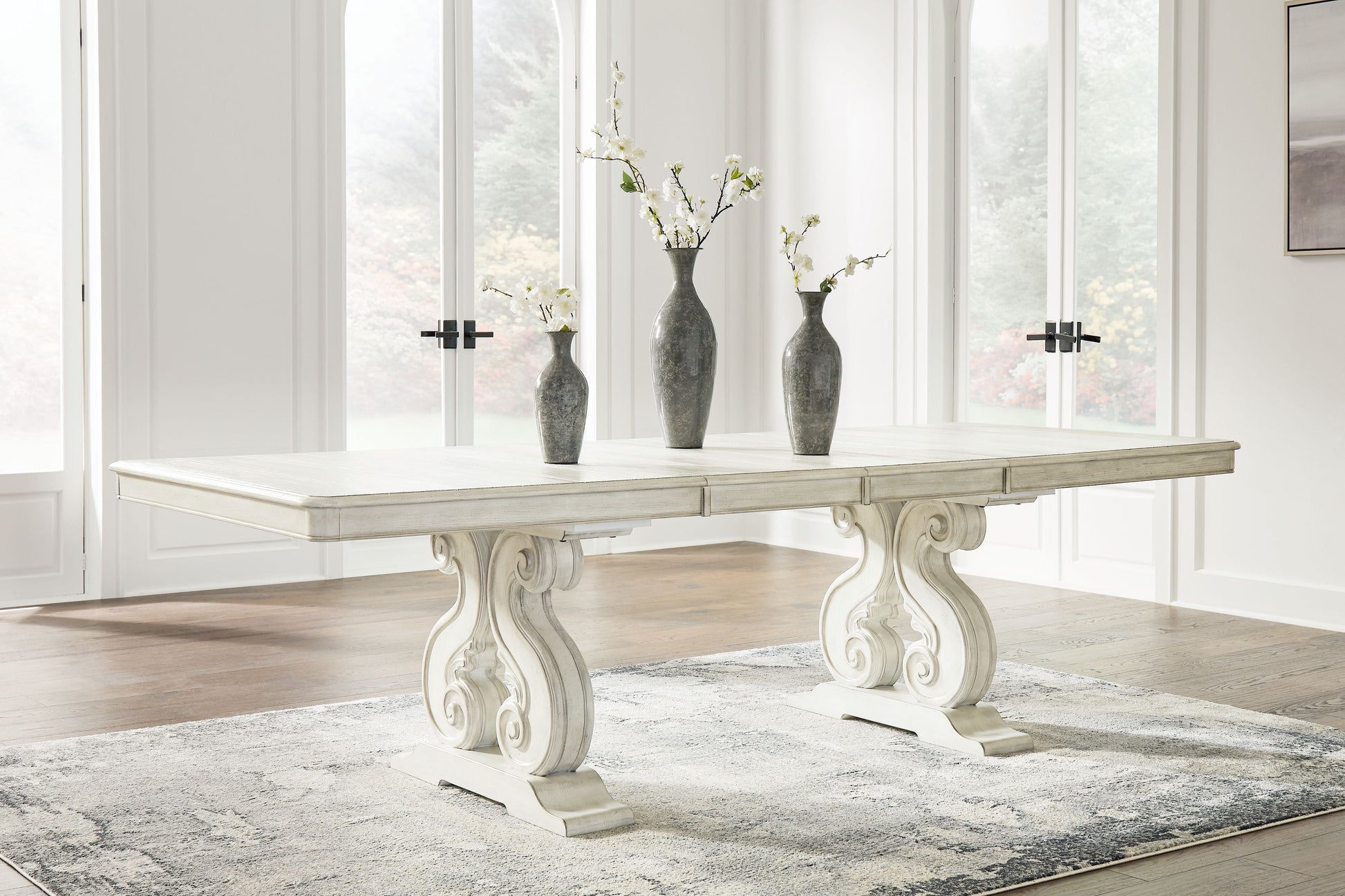 Signature Design by Ashley® Arlendyne - Antique White - Dining Extension Table | Meri Furniture