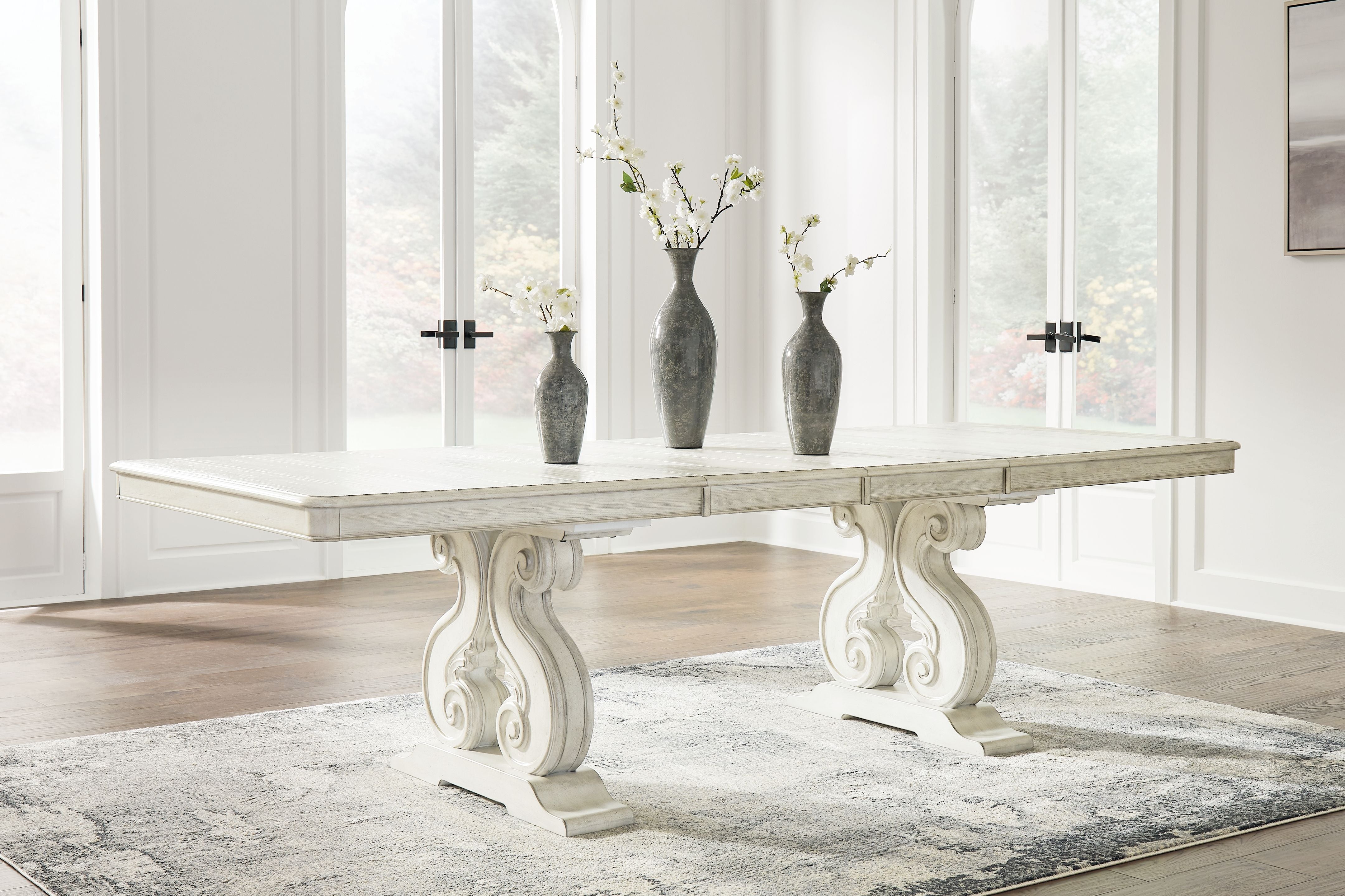 Signature Design by Ashley® Arlendyne - Antique White - Dining Extension Table | Meri Furniture